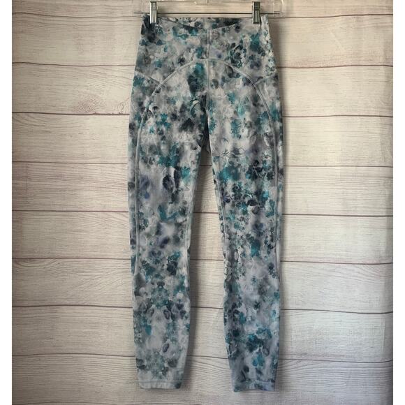 Lululemon Unlimit High Rise Leggings Kaleidofloral Multi Nulu 25" Size 6 - Picture 1 of 15